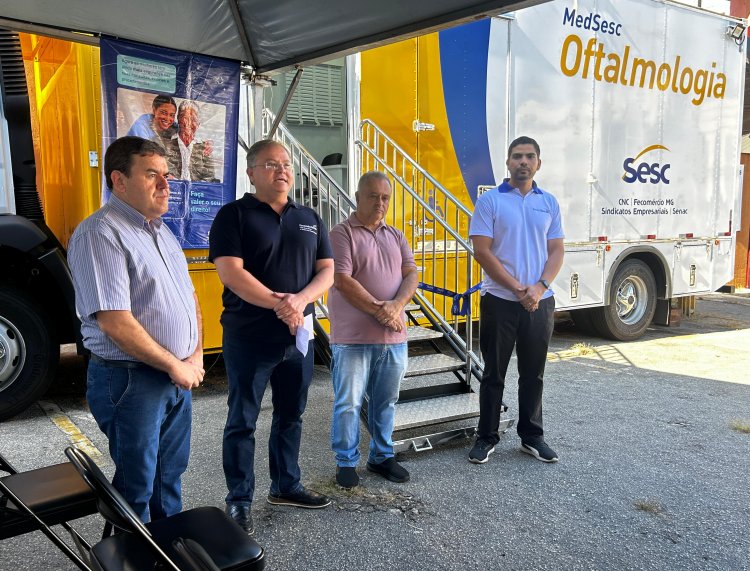 MEDSESC - Itaúna recebe carreta oftalmológica