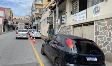 Reservar vagas com cones é ilegal