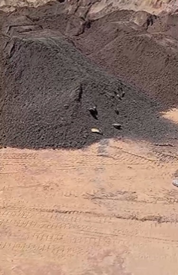 Corpo é encontrado em pilha de minério