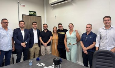 Vice-prefeito recebe deputado estadual
