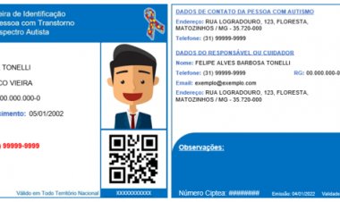 AUTISMO - Carteira de Identificação agora inclui CID