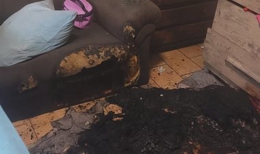 Incêndio em casa no Bairro Morada Nova