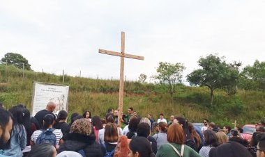 Semana das Dores  teve via-sacra no Monte da Santa Cruz