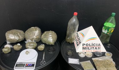 PM verifica crime de lesão corporal e apreende drogas