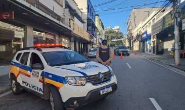 PM faz operações preventivas  na área central