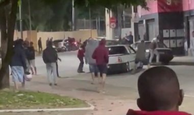 Tentativa de atropelamento, briga generalizada e muita bagunça na madrugada de Itaúna!