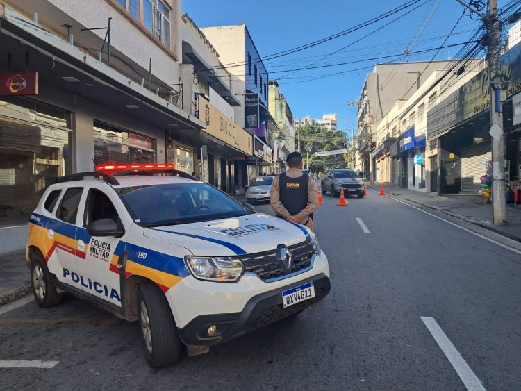 PM faz operações preventivas na área central