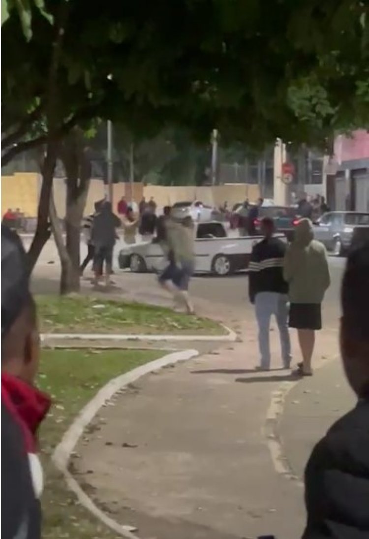 Tentativa de atropelamento, briga generalizada e muita bagunça na madrugada de Itaúna!