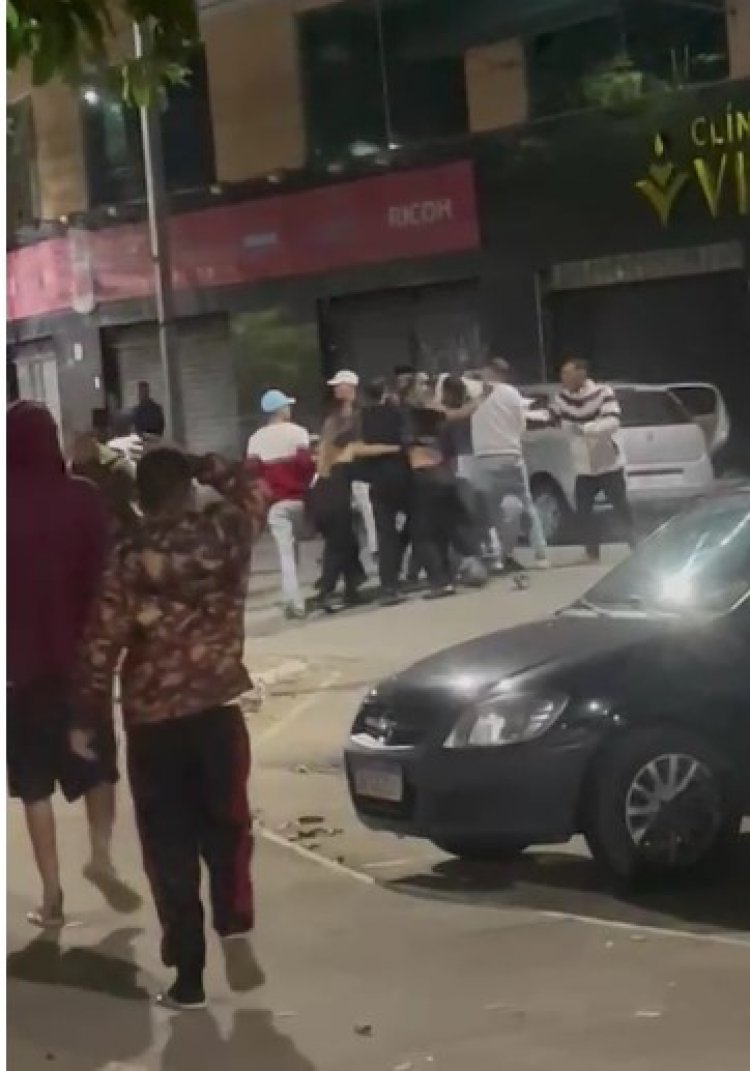 Tentativa de atropelamento, briga generalizada e muita bagunça na madrugada de Itaúna!