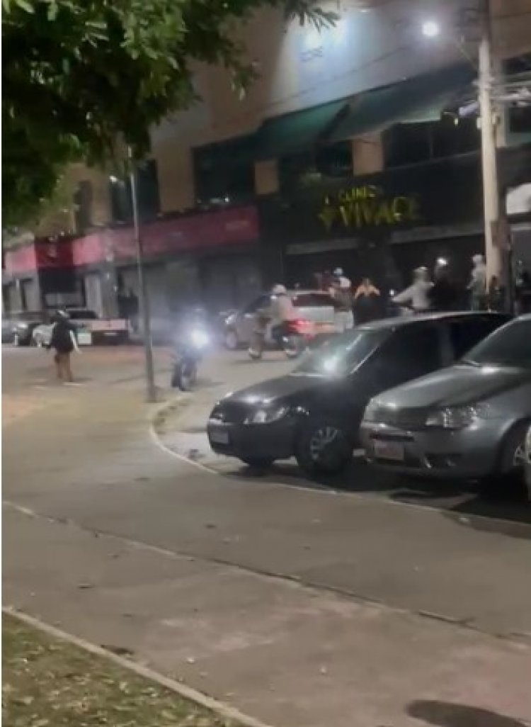 Tentativa de atropelamento, briga generalizada e muita bagunça na madrugada de Itaúna!