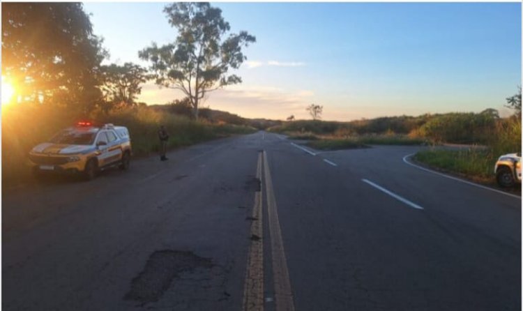 Motociclista Gravemente Ferido em Colisão na BR-352, Pitangui