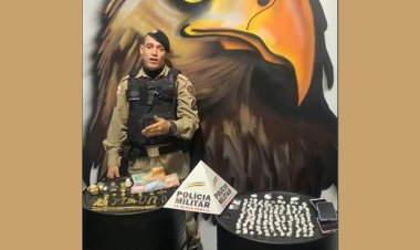 Casal Preso por Tráfico de Drogas no Bairro Santa Edwirges