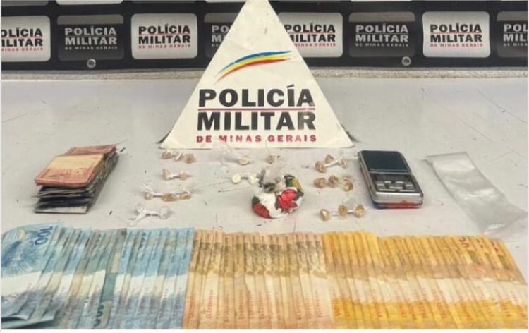 Jovem preso por tráfico de drogas por aplicativo em Divinópolis