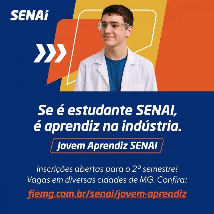 FORMAÇÃO - Região tem 220 das quase 1,5 mil vagas de cursos do SENAI