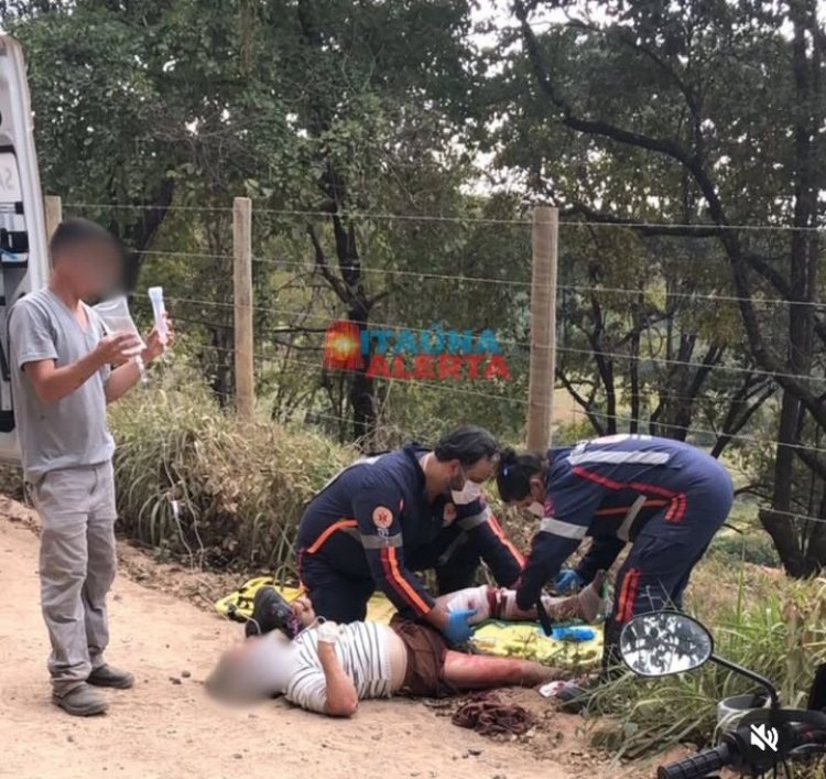 Idosos são atropelados na via rural de Angicos e suspeito foge sem prestar socorro