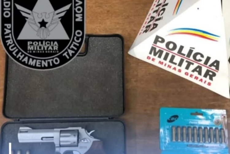 Arma de fogo é apreendida no Padre Eustáquio em Itaúna