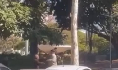 Idosos trocam socos na praça da Matriz em Itaúna