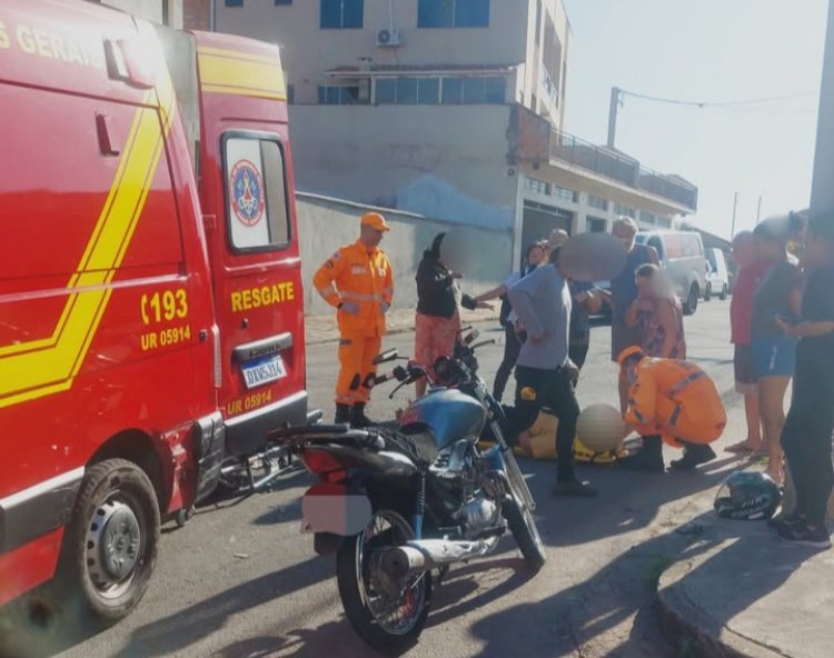 Acidente deixa motociclista ferido no Morada Nova