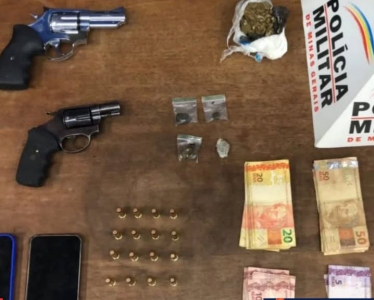 PM apreende armas, drogas e dinheiro em baile funk