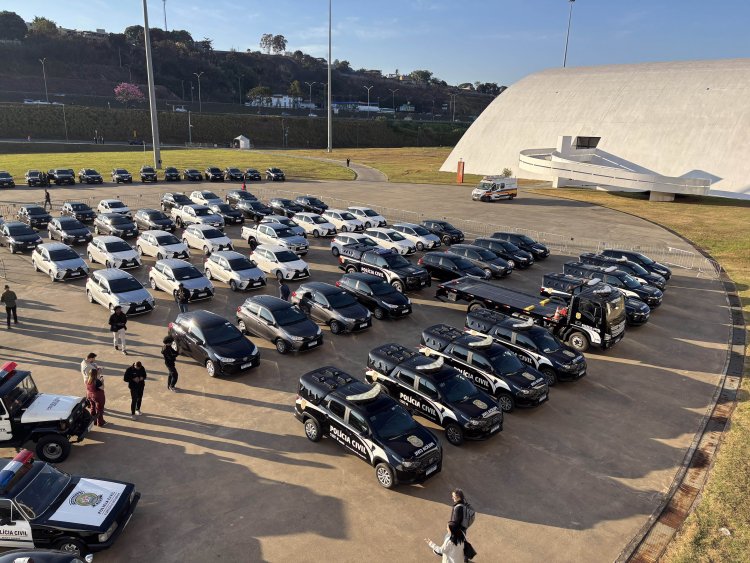 SEGURANÇA - Estado repassa viaturas, armas e drones