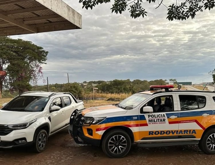 Mulher é presa na MG050 por caminhonete furtada