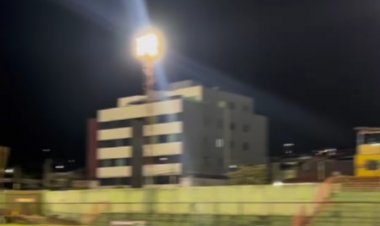 Prefeitura apresenta nova  iluminação do Estádio do “Zé Flávio”
