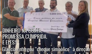 DINHEIRO NA CONTA, PROMESSA CUMPRIDA. E ELES?