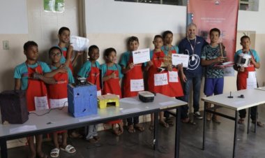 LabArte movimentou a  Escola Municipal Dona Dorica