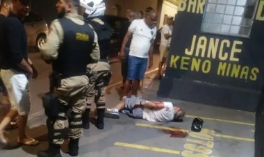 Homem baleado em frente a bar no bairro Cerqueira Lima