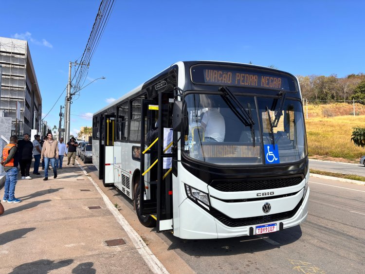 Novo modelo de ônibus para os itaunenses