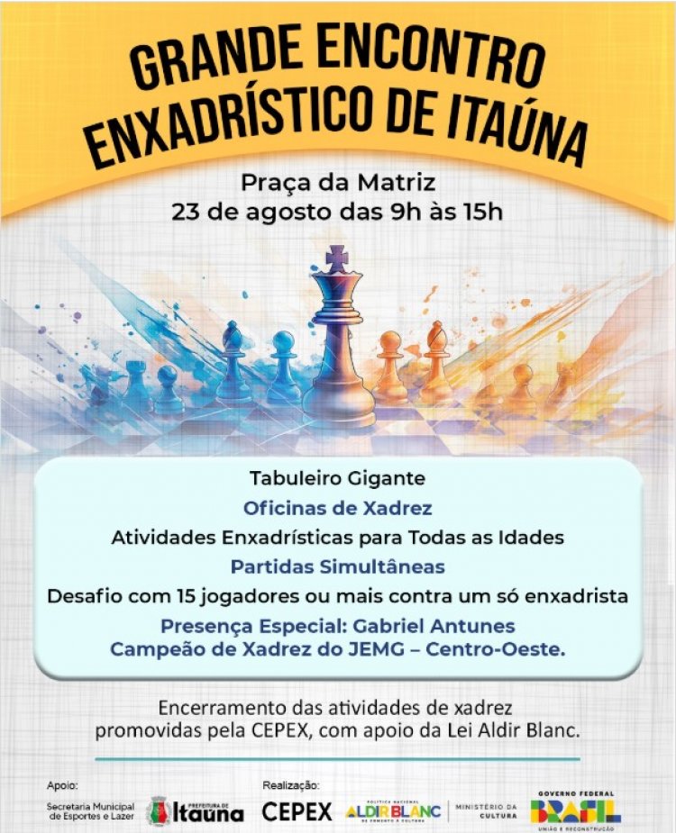 XADREZ - Grande Encontro vem aí!