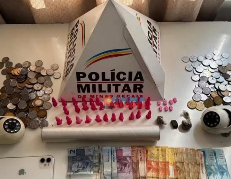 Homem de 25 anos é preso por tráfico de drogas em Carmo do Cajuru