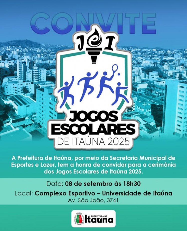 Itaúna se prepara para abertura dos Jogos Escolares