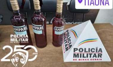 Homem é preso por furar bebidas em supermercado