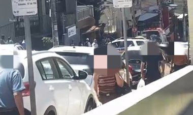 Idosa é atropelada no Centro de Itaúna