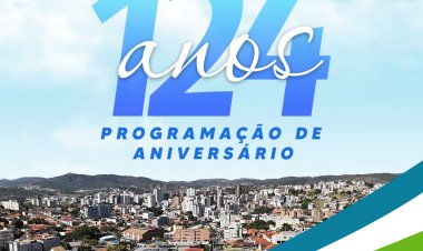 Comemoração cultural dos 124 anos de Itaúna