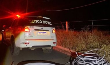 Homem é preso por furto de cabos de energia em Itaúna