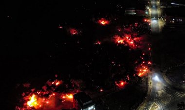 Incêndio de grandes proporções choca moradores no nairro Três Marias