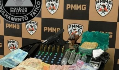 Operação policial mira o tráfico de drogas no Novo Horizonte, em Itaúna