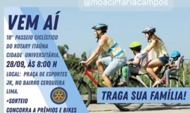 18º Passeio Ciclístico do Rotary Itaúna acontece neste domingo