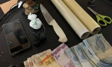 Homem preso com drogas e celular furtado em itaúna