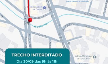 Atenção motoristas, interdição na avenida Jove Soares, nesta terça-feira (30/9)