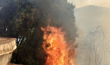 Incêndio atinge área de preservação ambiental em Santanense