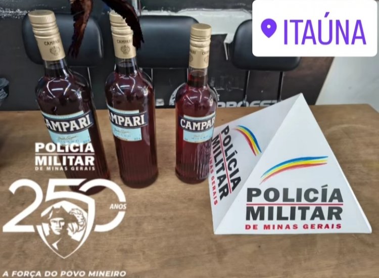 Homem é preso por furar bebidas em supermercado