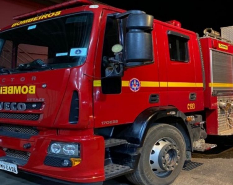 Bombeiros controlam incêndio no Itaunenese