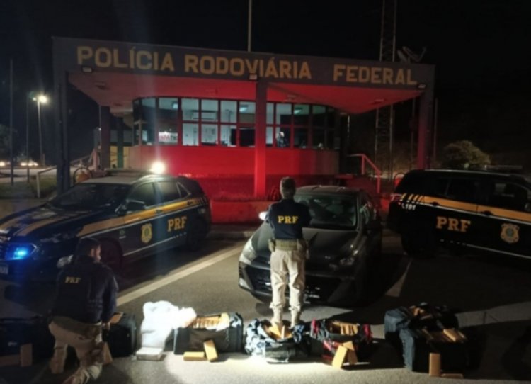 PRF apreende 270 kg de maconha em Juatuba (MG)