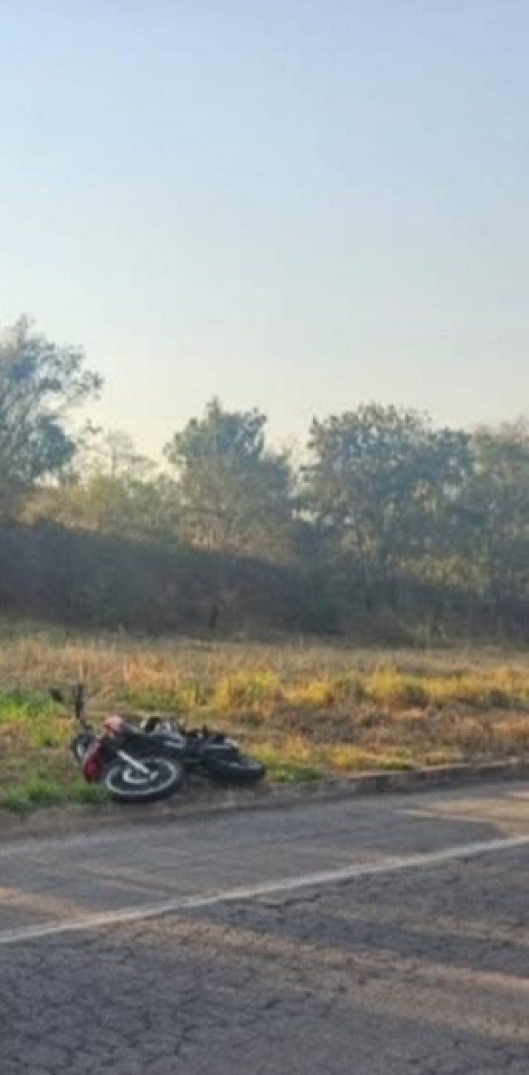 Jovem é preso após fugir da polícia e jogar moto contra agente na MG-431
