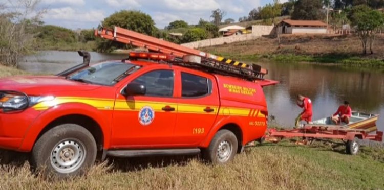 Bombeiros de Itaúna resgatam corpo de homem que estava desaparecido
