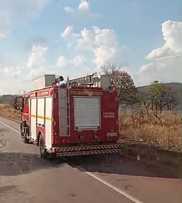 Novo foco de incêndio é registrado na MG-431