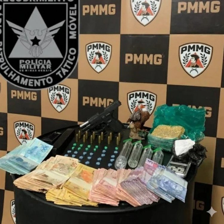 Operação policial mira o tráfico de drogas no Novo Horizonte, em Itaúna